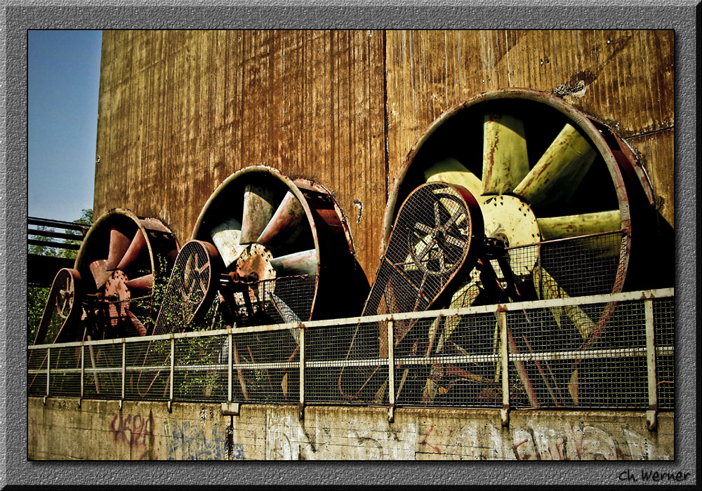 Ventilatoren im Landschaftspark Duisburg