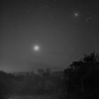 Venus and Jupiter in the misty dawn (2012.08.15)