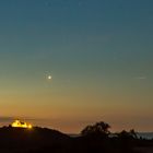 Venus Aufgang über der Burg