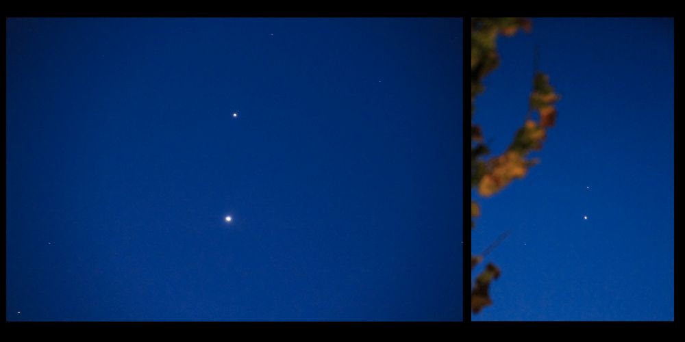 Venus, Jupiter & Mars