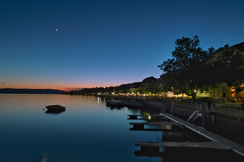 Venus, Mond und Merkur