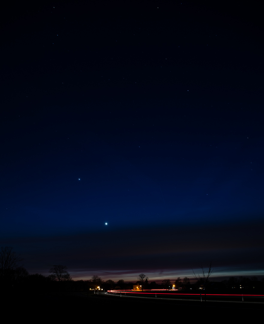 Venus und Jupiter 