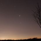 Venus und Jupiter am Berliner Abendhimmel