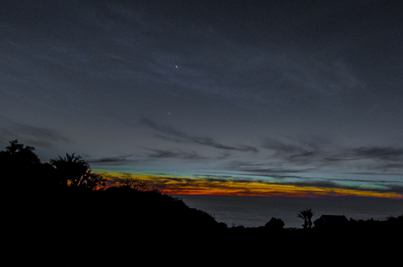 Venus und Jupiter am Westhimmel