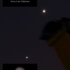 Venus und Jupiter