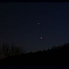 Venus und Jupiter