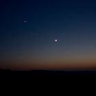 Venus und Mond