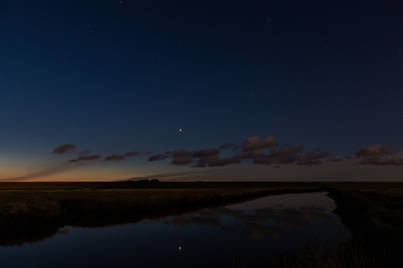 Venus zum Ende der Nacht