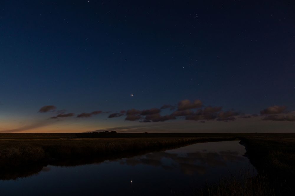 Venus zum Ende der Nacht