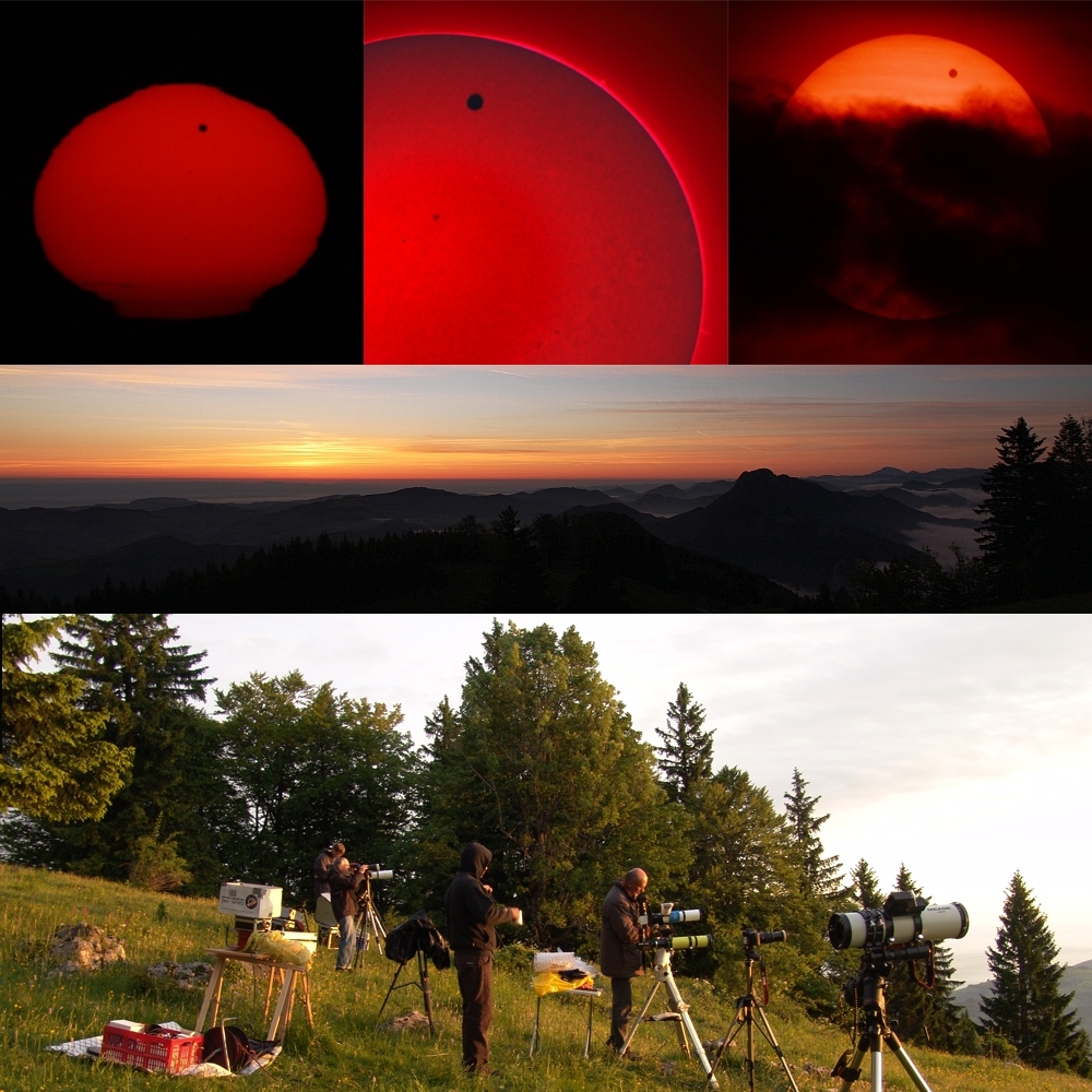 Venustransit auf der Hohen Dirn