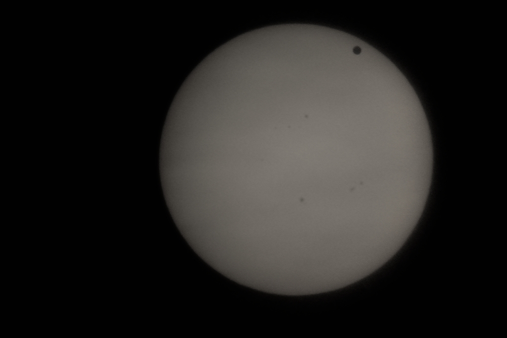 Venustransit im Dunstschleier