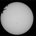 Venustransit kurz vor dem 3. Kontakt