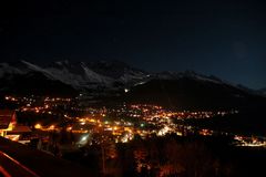 Verbier bei Nacht (CH)