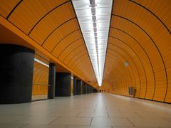 Verbindugstunnel im Müncherner S/U-Bahn-Bereich, Marienplatz