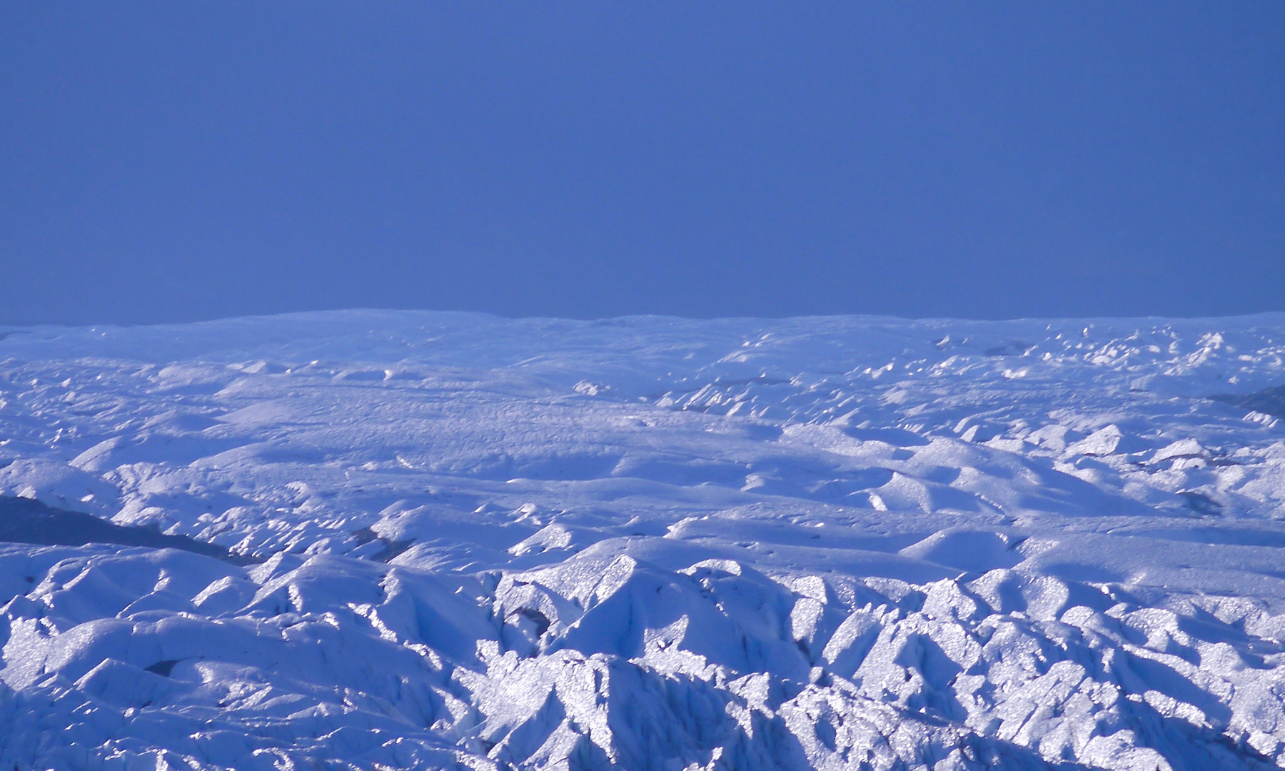 Verbindung von Eis und Himmel