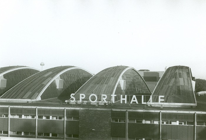 verblassende Erinnerung an die Sporthalle Köln