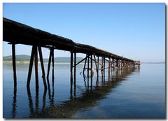 verborgener beach im Narturschutzgebiet