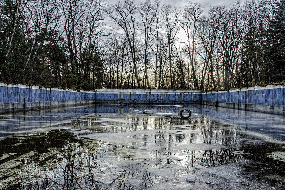 verbotene Stadt - im Swimmingpool