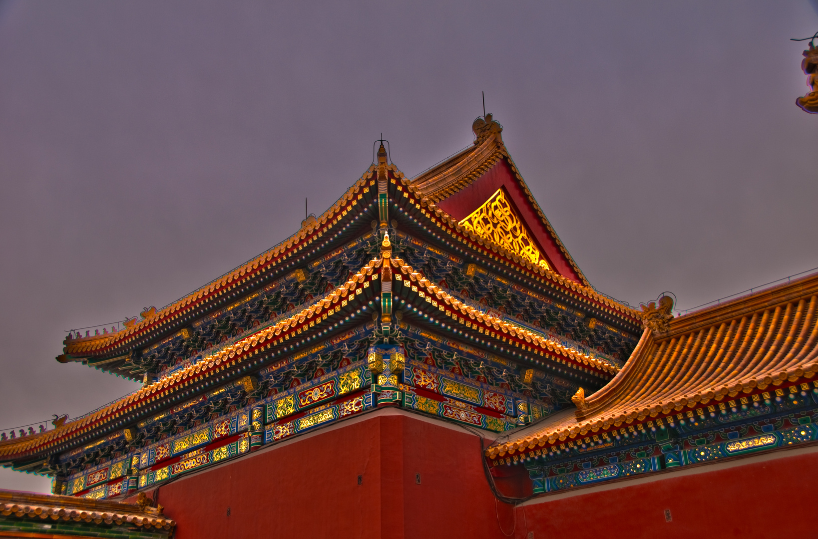 Verbotene Stadt Pagode als HDR