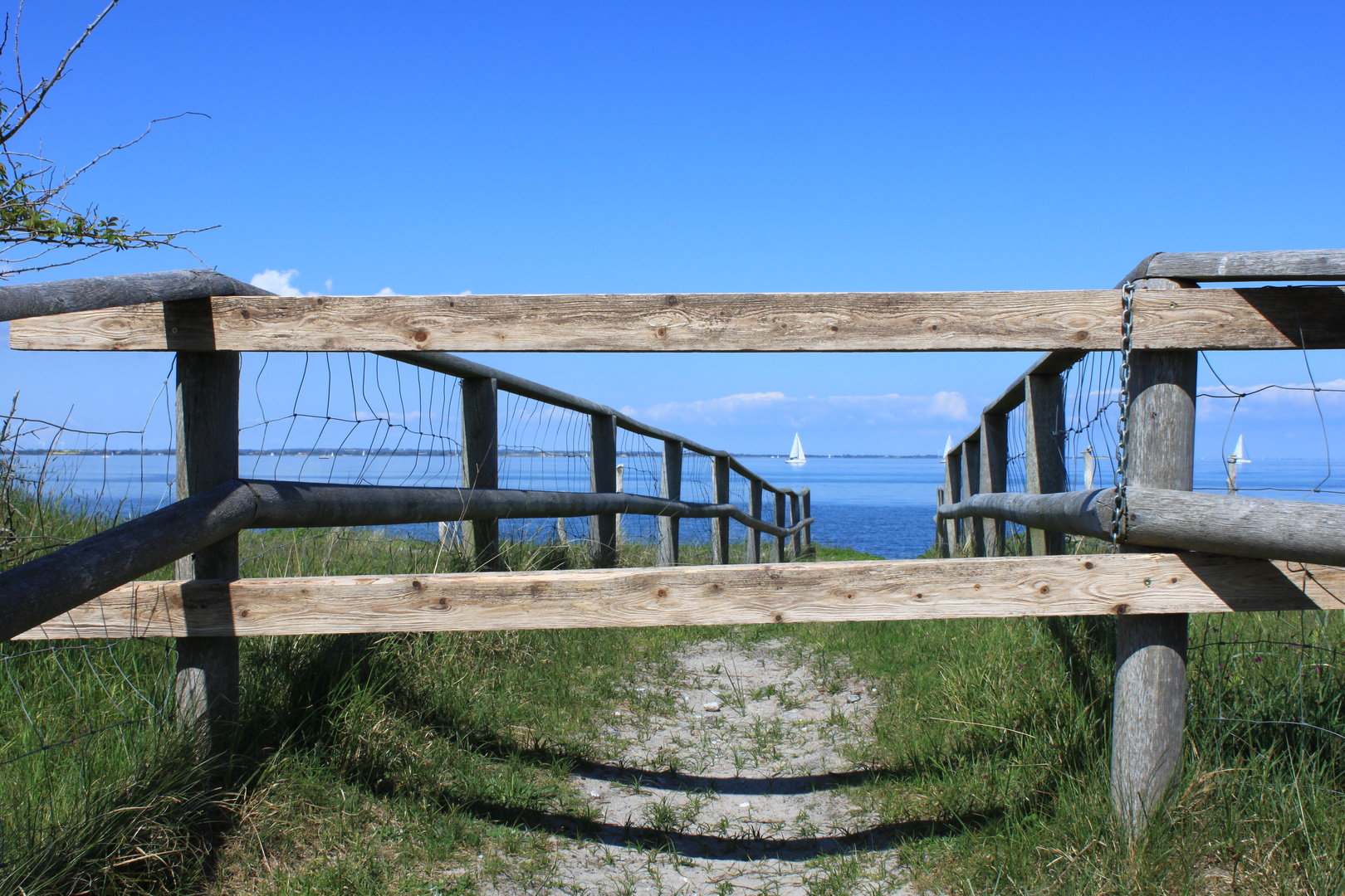 Verbotener Strand in der Geltinger Birk