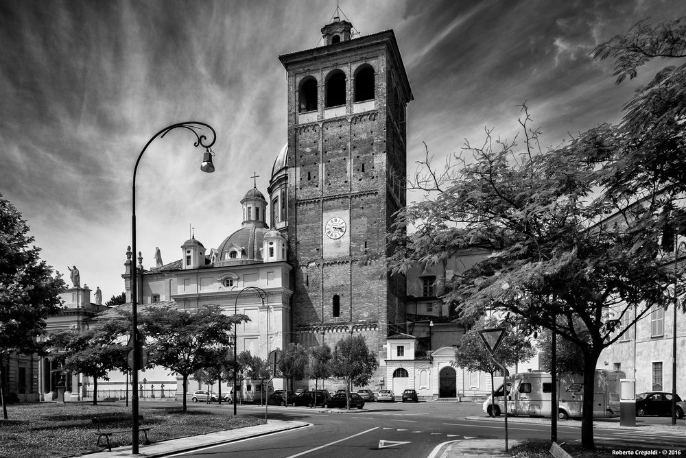 Vercelli, il campanile del Duomo