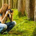 Verdammte Fotografen im Wald ...