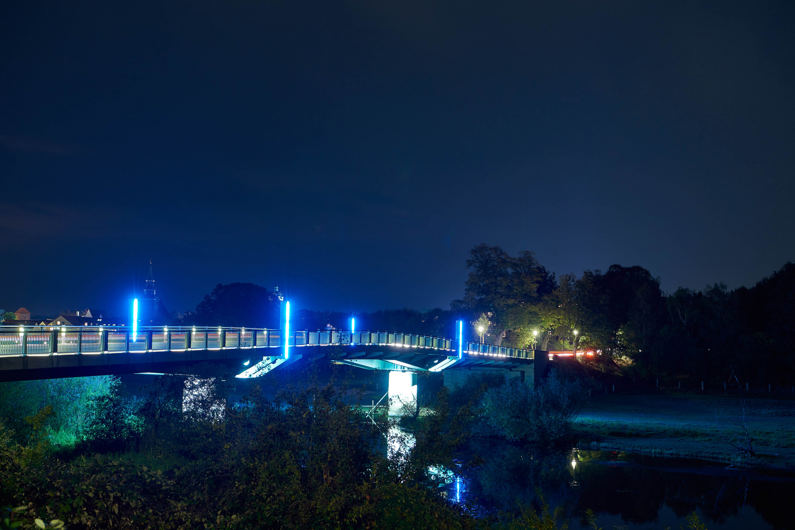 Verden bei Nacht