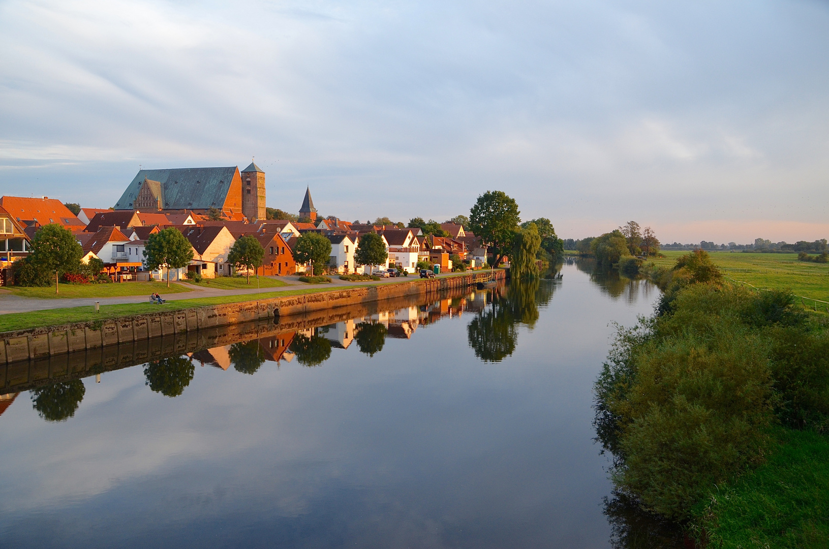 Verden im Abendlicht