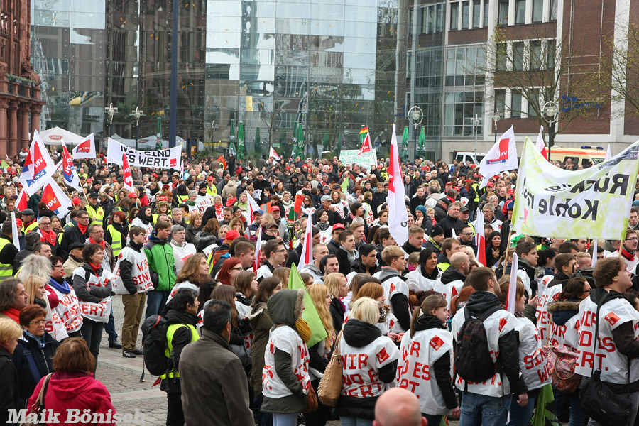 Verdi Warnstreik in Dortmund(02)