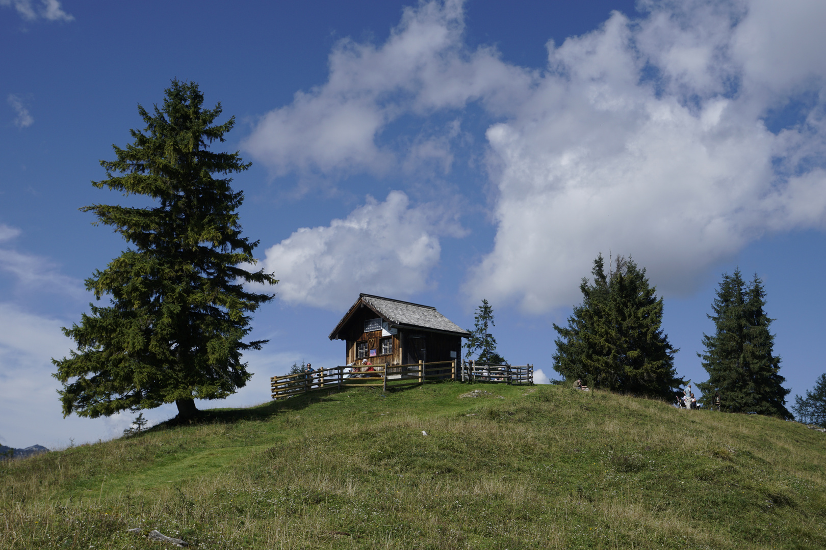 Verdiente Rast auf dem Hirscheck