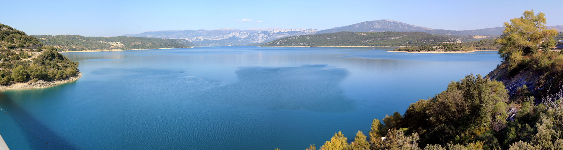 Verdon-Stausee - zweitgrößter Stausee von Frankreich