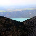 Verdonschlucht mit Blick auf den Lac