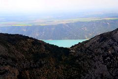 Verdonschlucht mit Blick auf den Lac