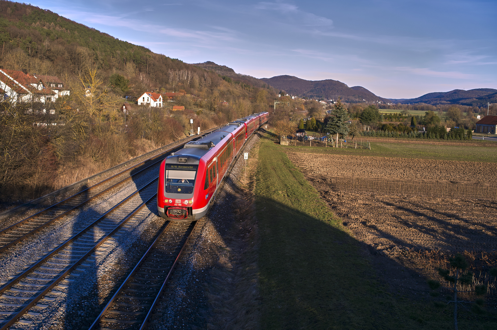 Vereinigt über das Verbindungsgleis