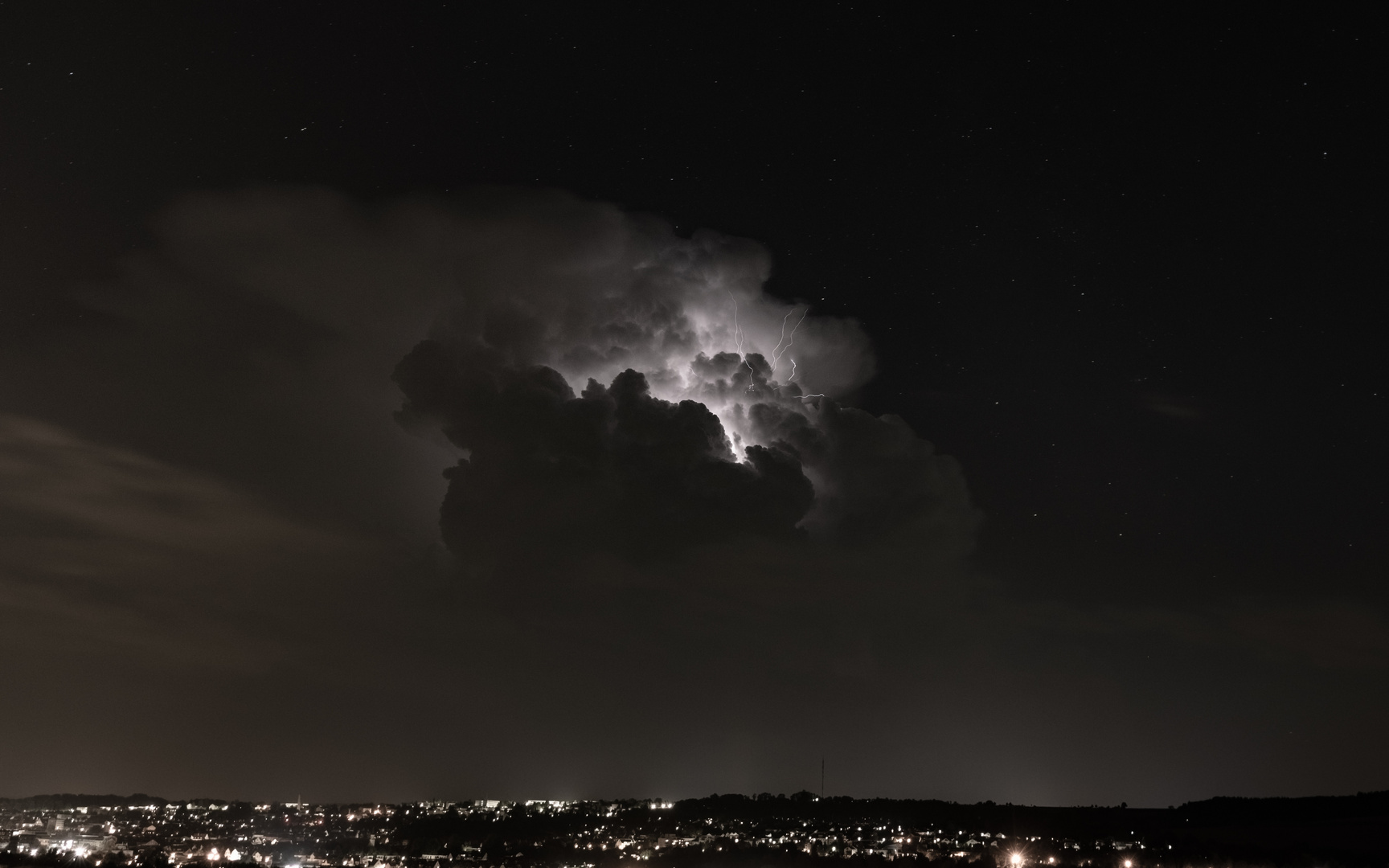 vereinzelte Gewitter...