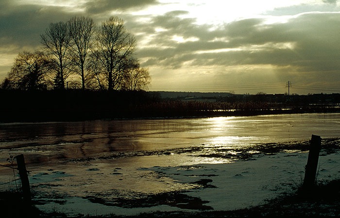 Vereiste Landschaft