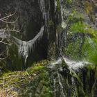 vereister Wasserfall