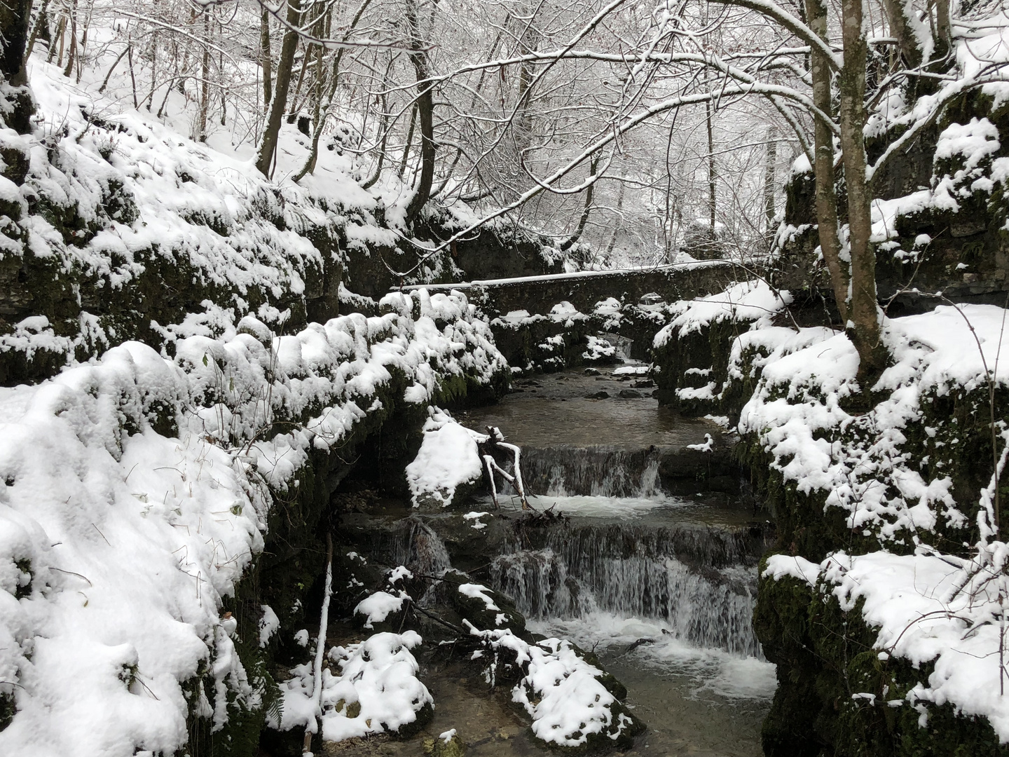 Verenaschlucht im Winter