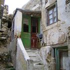 verfallene "Hinterhof - Romantik" in Naxos-Stadt
