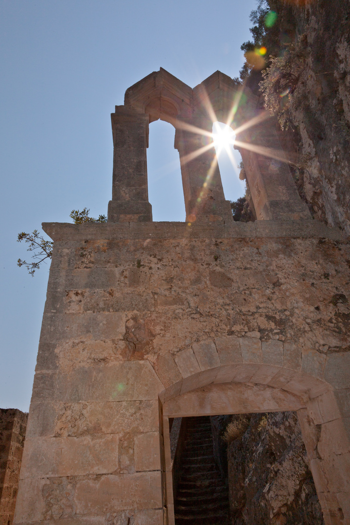 Verfallenes Kloster auf Kreta