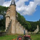 Verfallenes Schloss in Burgund