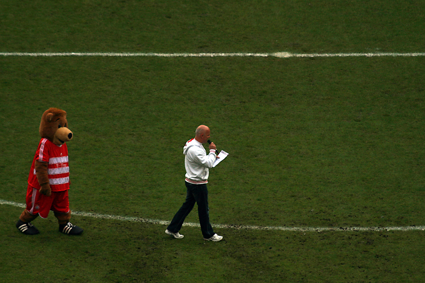 Verfolgungsjagd im Stadion