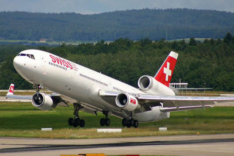 Vergangenheit - letzte MD-11 der Swiss