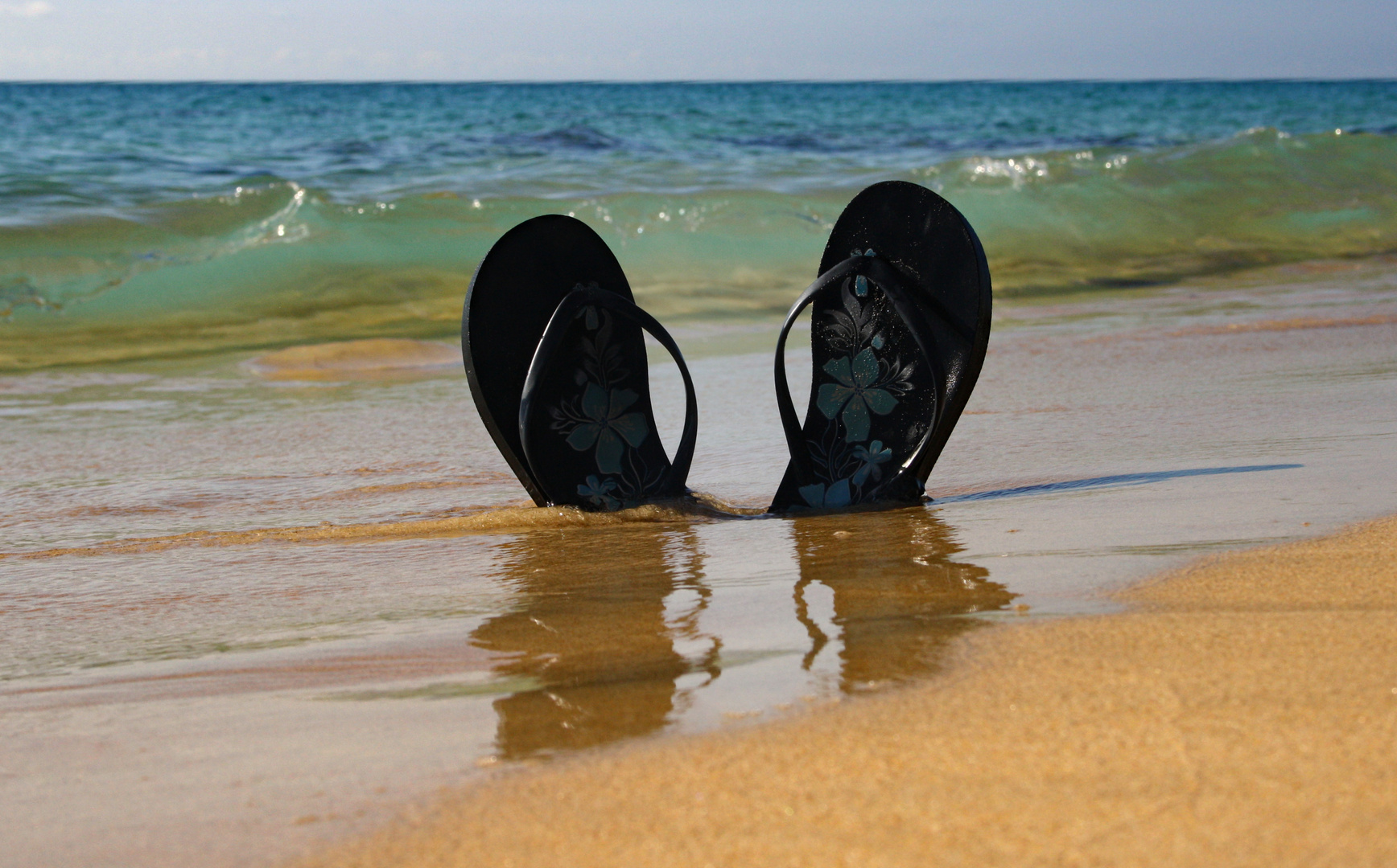 Vergessen am Strand