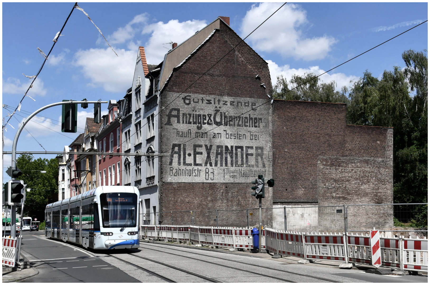 Vergessene Fassadenreklame in Gelsenkirchen
