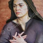Vergine Madre opera del pittore Cesare Giuliani Vasto (Ch).