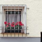 vergitterter Fensterschmuck