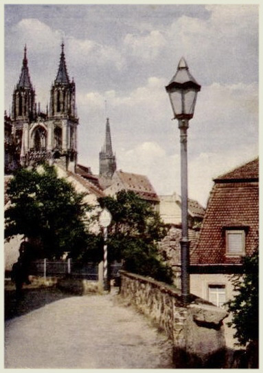 Vergleichsfoto-Dom Meißen Rote Stufen