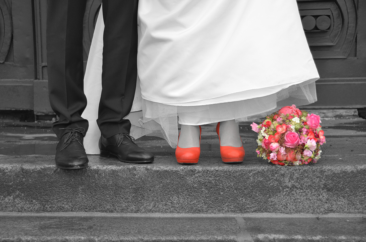 Verheiratete Füße