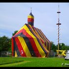 Verhüllung -"EM-Kapelle" in Itzlings (Allgäu)